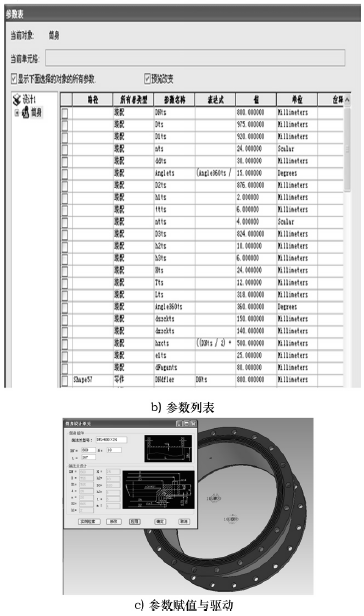 蝶閥閥體之筒身結(jié)構(gòu)單元參數(shù)化模型構(gòu)建與驅(qū)動