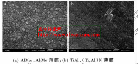 原始Al箔表面表面制備薄膜SEM圖片