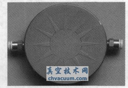 多微通道式氣體靜壓節(jié)流器底面