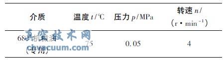 密封系統(tǒng)工況條件